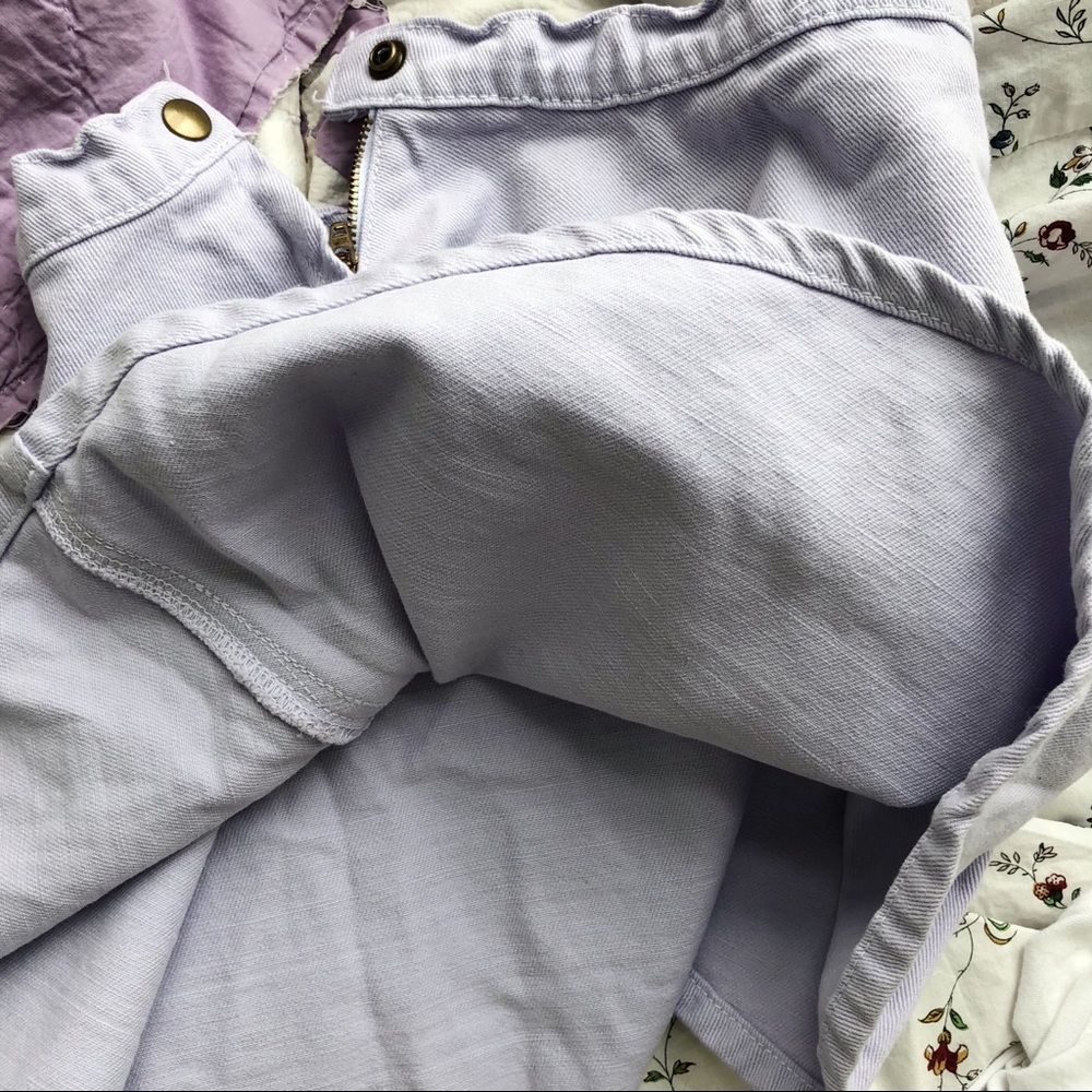 American Apparel  Purple Denim Circle Sk… - Picture 6 of 7